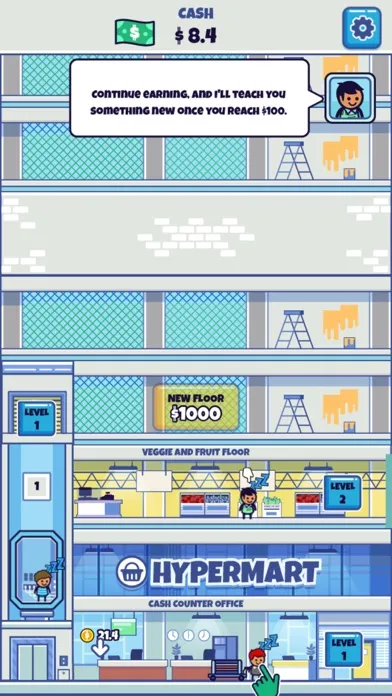 ภาพหน้าจอของ Hyper Supermarket Empire