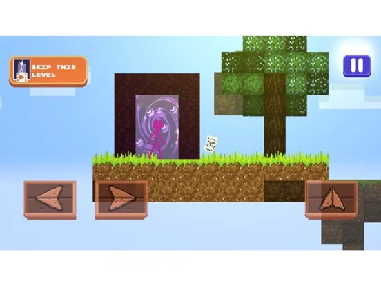 Stickman Parkour Skyland iPad 应用截图