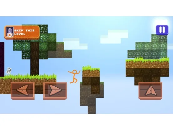 Stickman Parkour Skyland iPad 应用截图