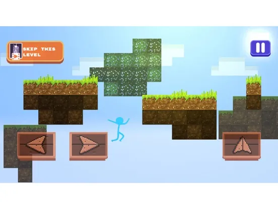 Stickman Parkour Skyland iPad 应用截图