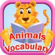 Animals Vocab Alphabet Flashcards for Preschool