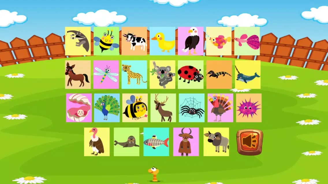 Zrzuty ekranu Animals Vocabulary Phonic Flashcards for Kids
