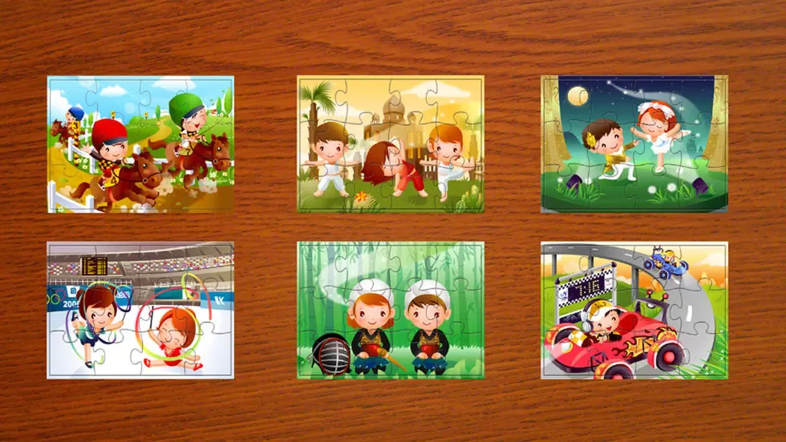 Sport and Dancing Jigsaw Puzzle Game for Kids and Toddler - Preschool Learning স্ক্রিনশট