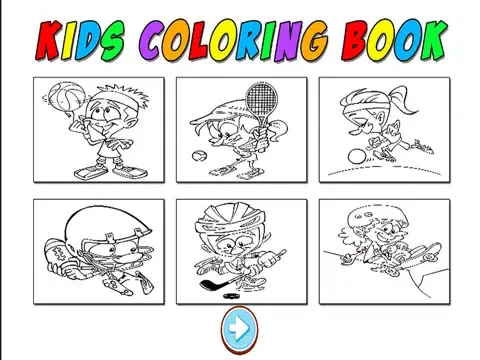 Tangkapan skrin Play Sports Kids Coloring Books for Preschool and First Grade iPad 