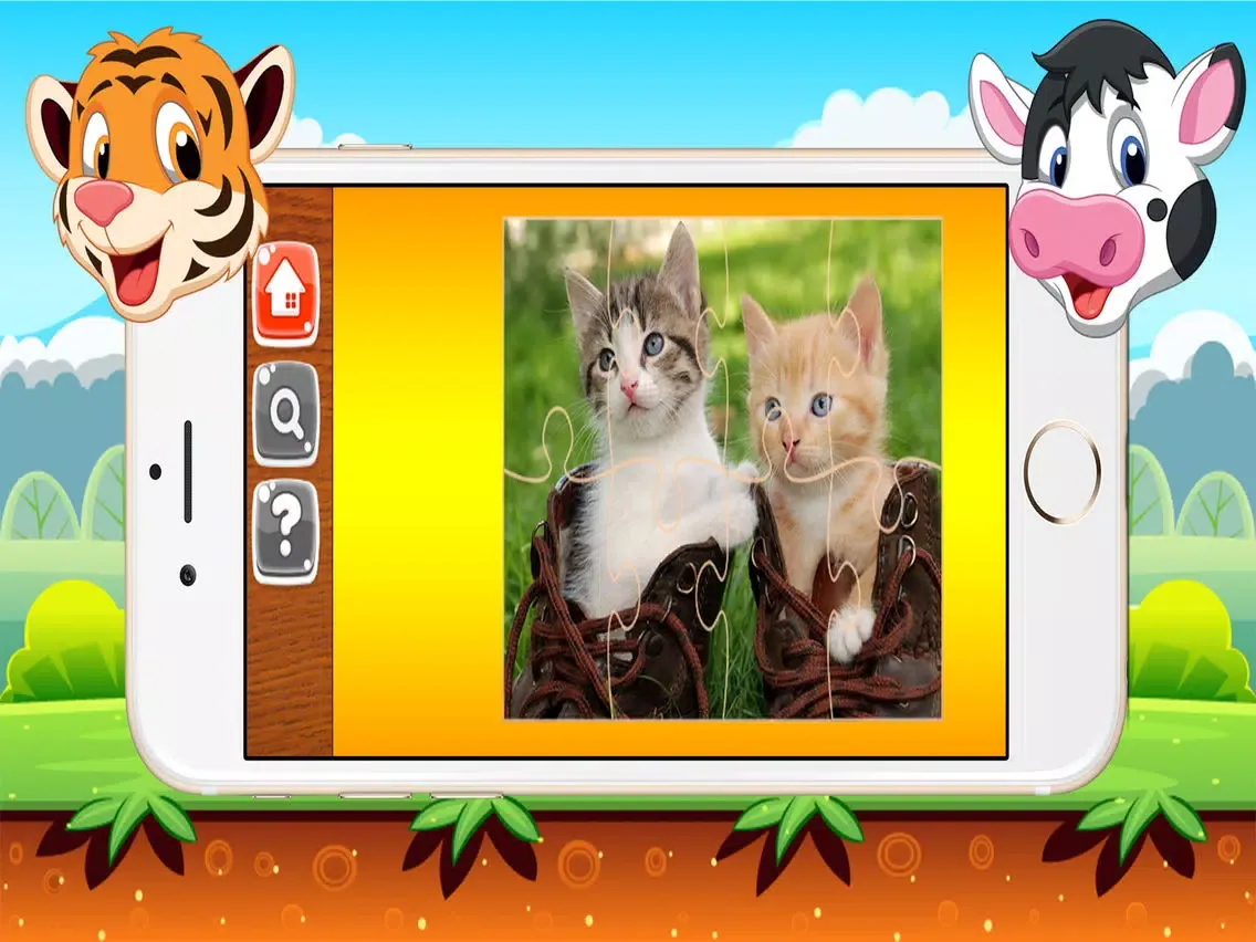 Captures d'écran de Fun Jigsaw Puzzle Animals for Kids and First Grade iPad 