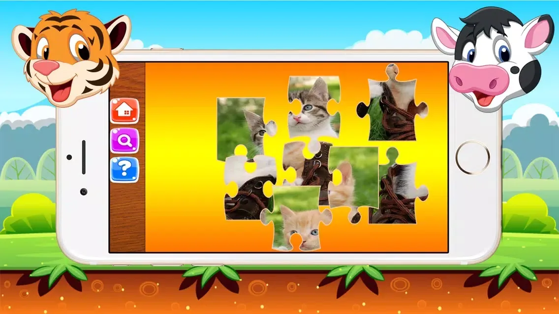 Captures d'écran de Fun Jigsaw Puzzle Animals for Kids and First Grade