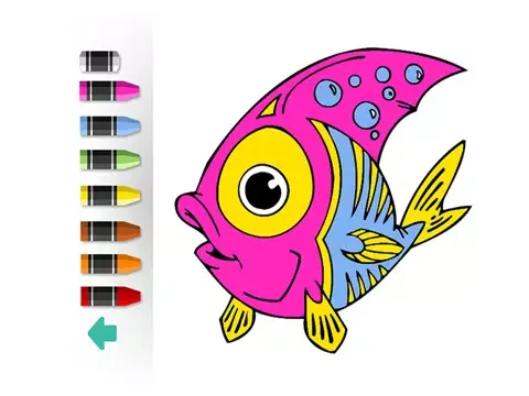 Скриншоты Sea Animals Coloring Book for Kids iPad 