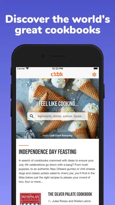 ckbk: discover great cookbooks应用截图