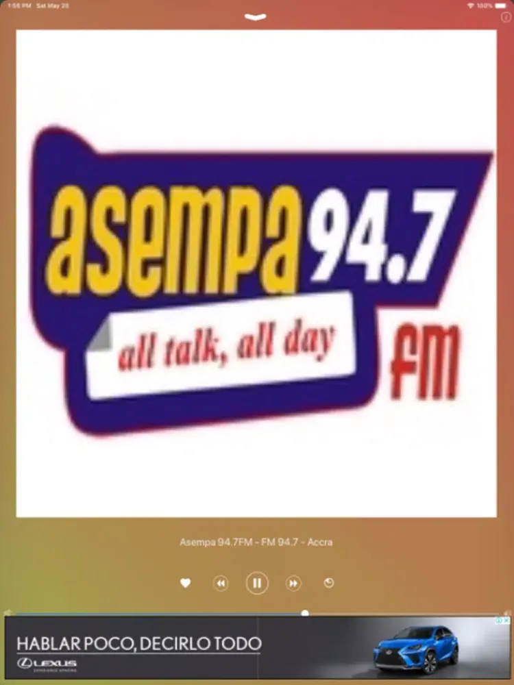 Ghana Radio Stations iPad  স্ক্রিনশট