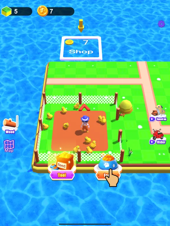 Capturas de pantalla de Mini Farm Island iPad 