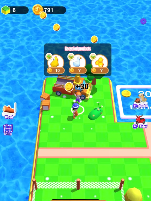 Capturas de pantalla de Mini Farm Island iPad 