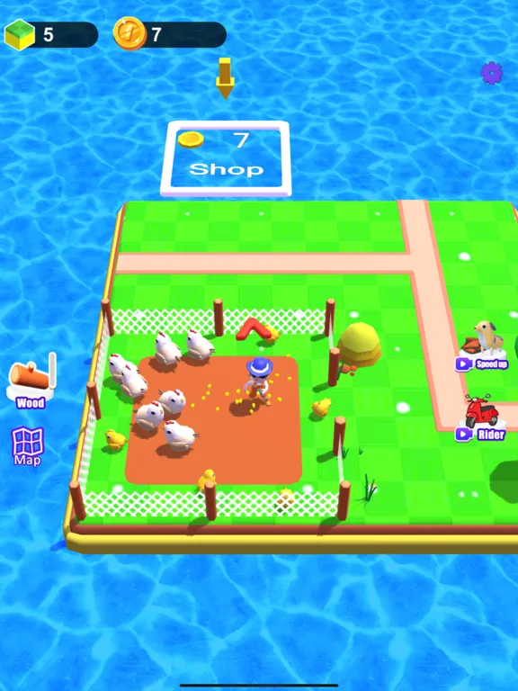 Capturas de pantalla de Mini Farm Island iPad 