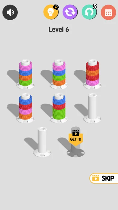 Rope Color Sort Screenshots