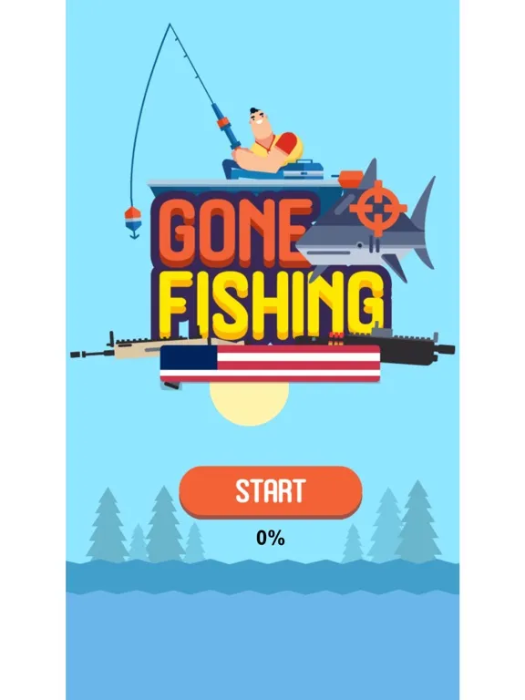Tangkapan skrin Tiny Gone Fishing iPad 