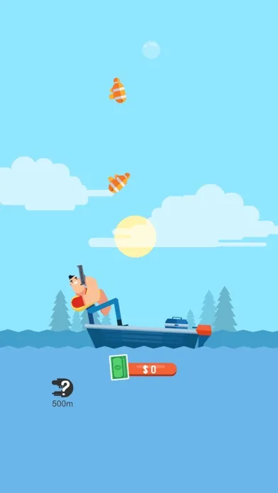 Tangkapan skrin Tiny Gone Fishing