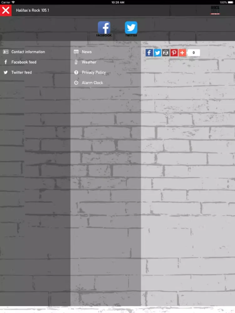 Скриншоты Rock 105.1 iPad 