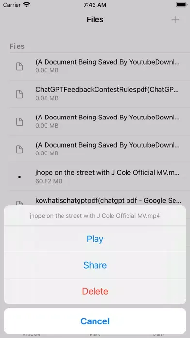 Captures d'écran de Files, Docs, Video Browser