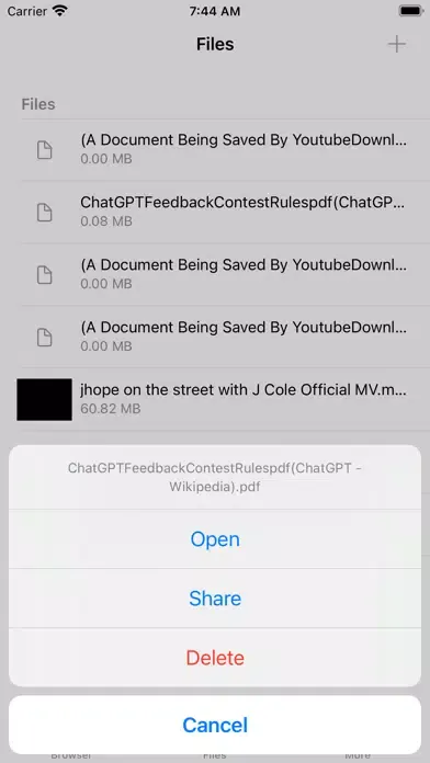 Captures d'écran de Files, Docs, Video Browser