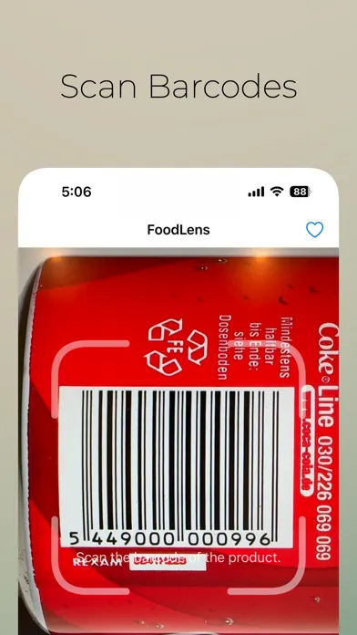 FoodLens - Food scanner Ekran Görüntüleri