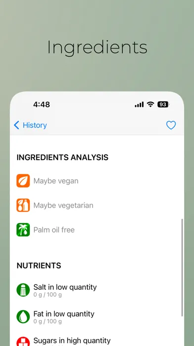 FoodLens - Food scanner Ekran Görüntüleri
