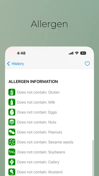 FoodLens - Food scanner Ekran Görüntüleri
