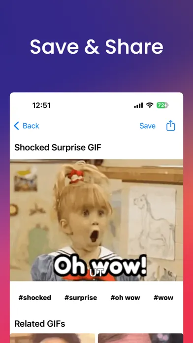Capturas de pantalla de GIF Search, Album - GIFFF