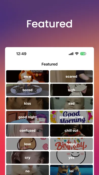 Capturas de pantalla de GIF Search, Album - GIFFF