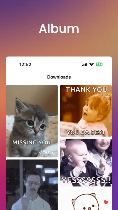 Capturas de pantalla de GIF Search, Album - GIFFF
