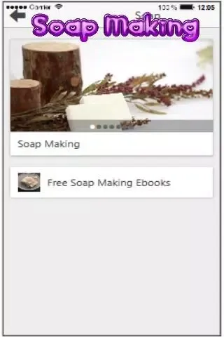 Screenshot di Free Soap Making Ebooks