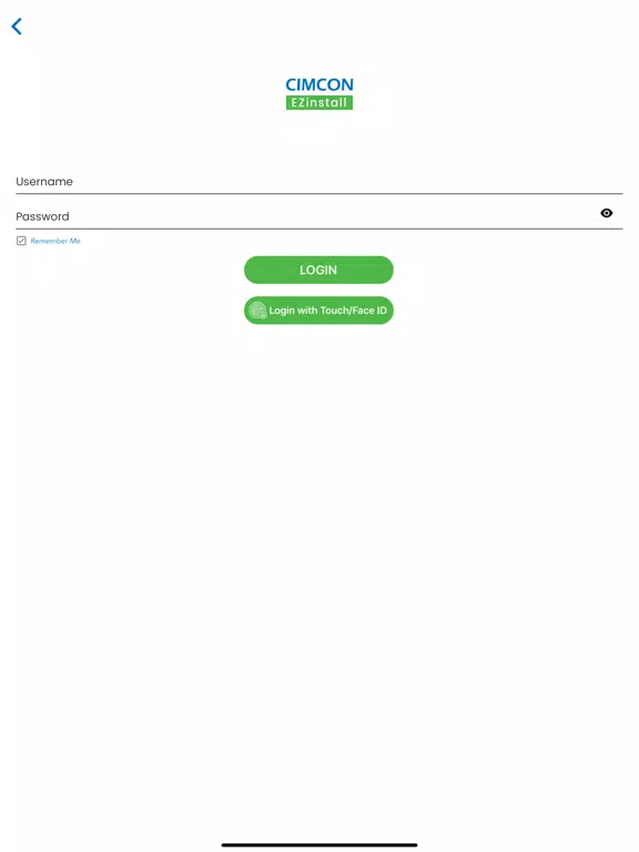 Quantela EZinstall iPad  スクリーンショット