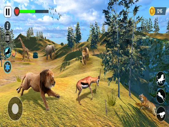 Lion Games 3D Simulator Jungle iPad  স্ক্রিনশট