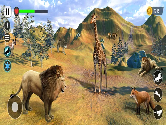 Lion Games 3D Simulator Jungle iPad  স্ক্রিনশট