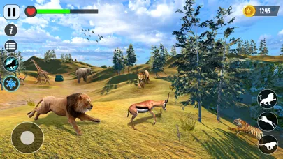 Lion Games 3D Simulator Jungle স্ক্রিনশট