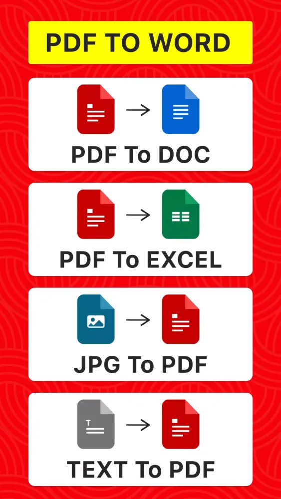 PDF to Word: Convert to PDF Screenshots