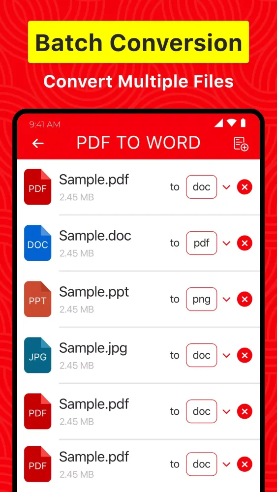 PDF to Word: Convert to PDF Screenshots