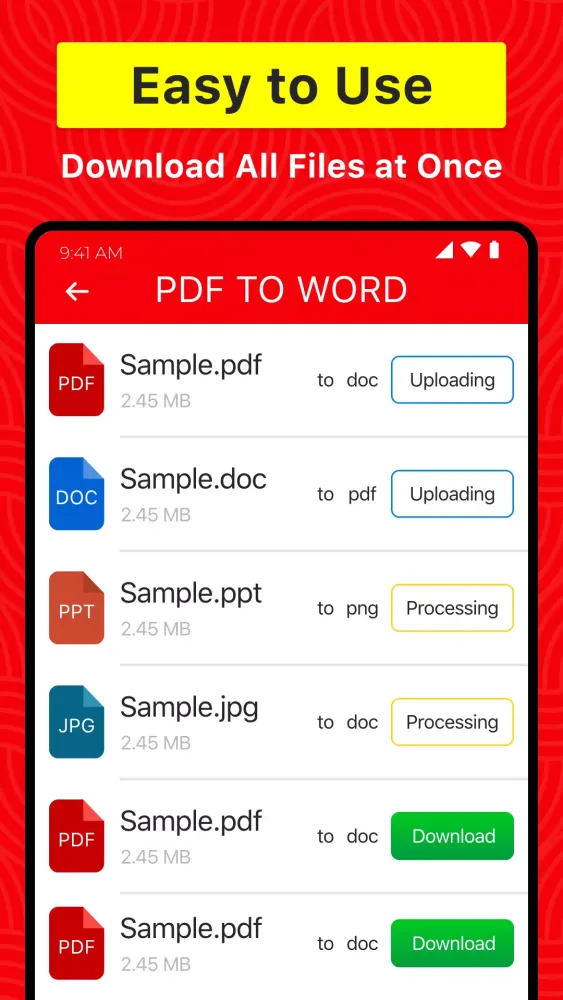 PDF to Word: Convert to PDF Screenshots