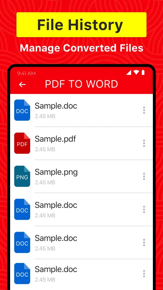 PDF to Word: Convert to PDF Screenshots