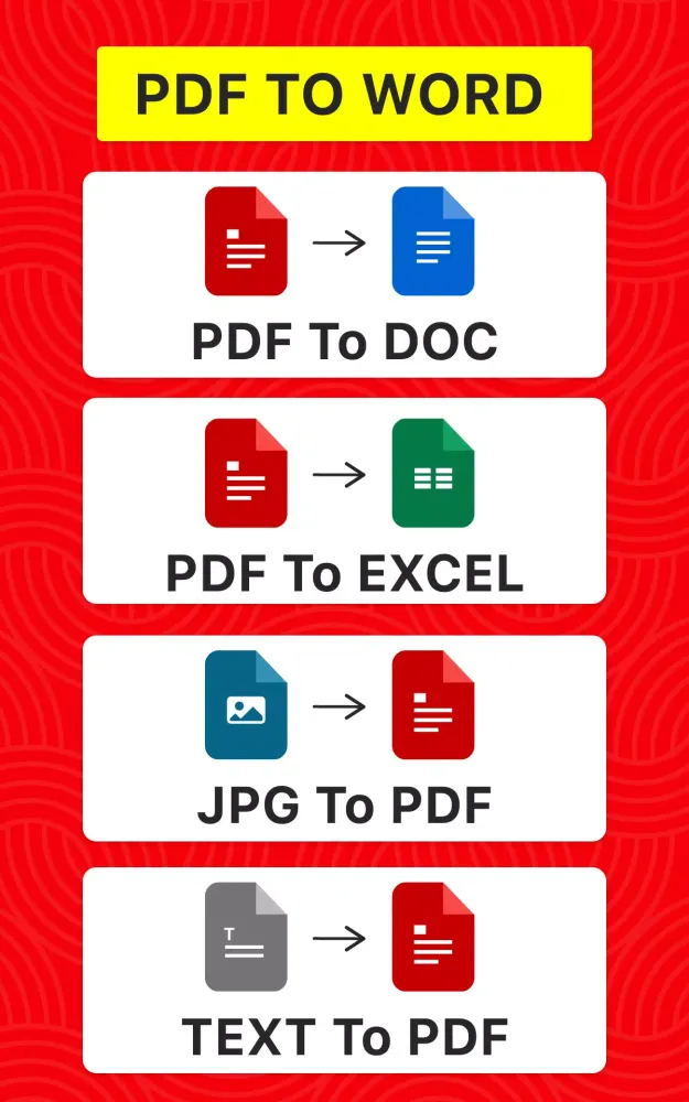 PDF to Word: Convert to PDF Screenshots