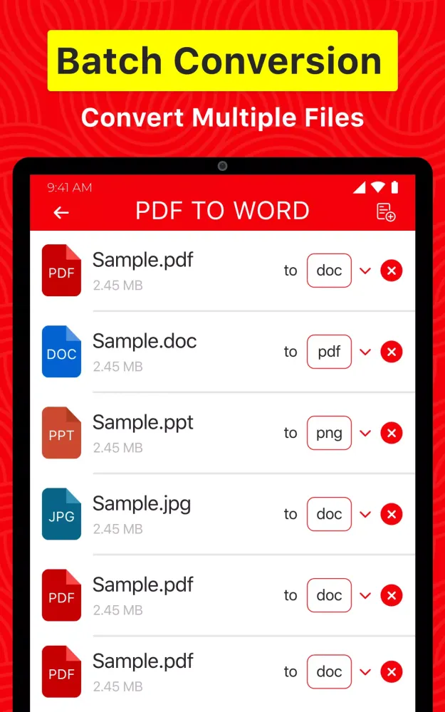 PDF to Word: Convert to PDF Screenshots