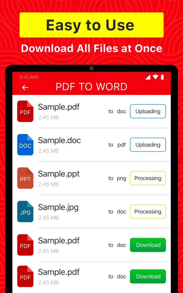 PDF to Word: Convert to PDF Screenshots