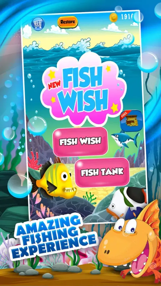 Zrzuty ekranu 24 Games in 1 - Fish Wish Win free fishes & tanks