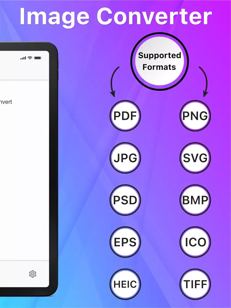 تصاویر Image Converter, Photos to PDF iPad 