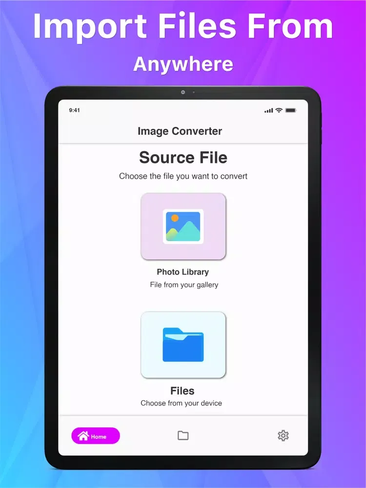 تصاویر Image Converter, Photos to PDF iPad 