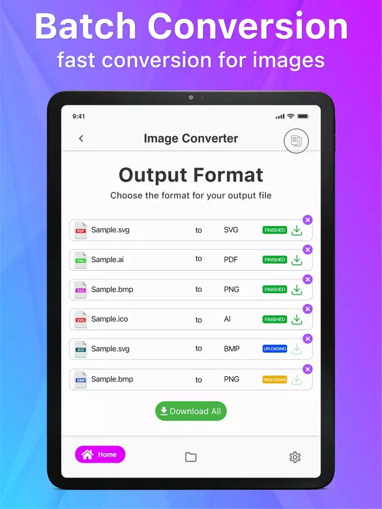 تصاویر Image Converter, Photos to PDF iPad 