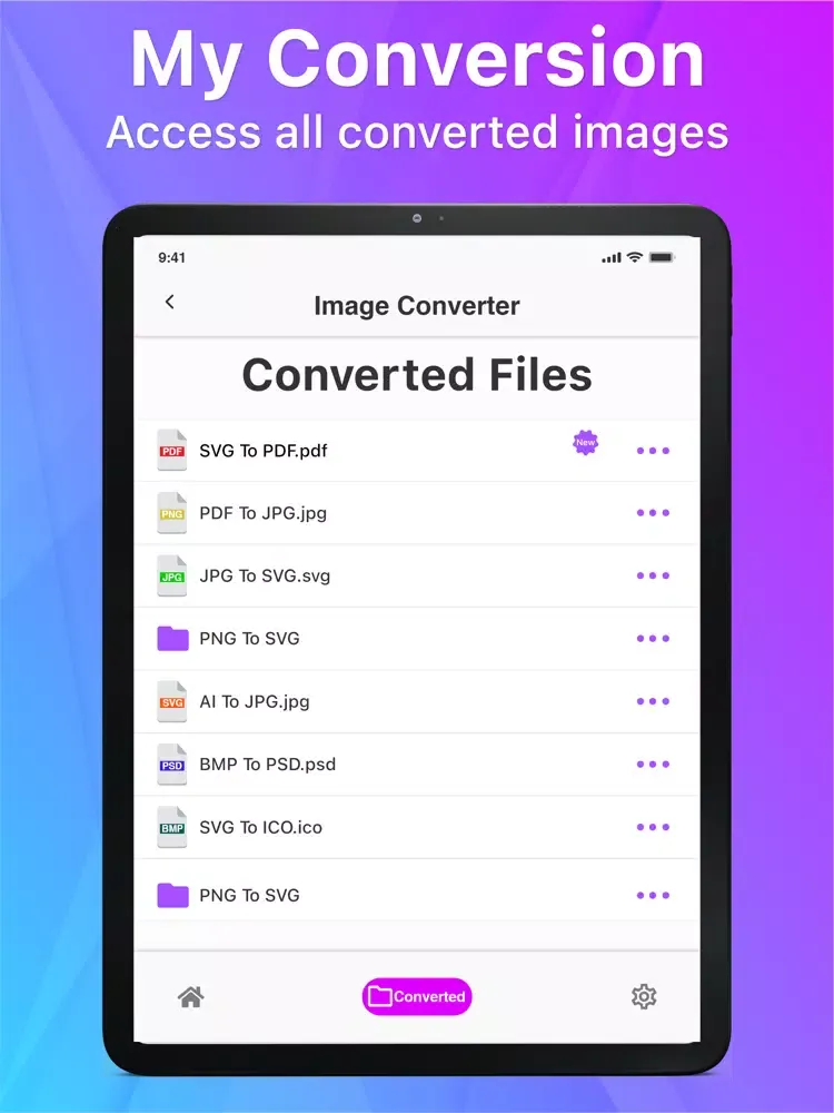 تصاویر Image Converter, Photos to PDF iPad 