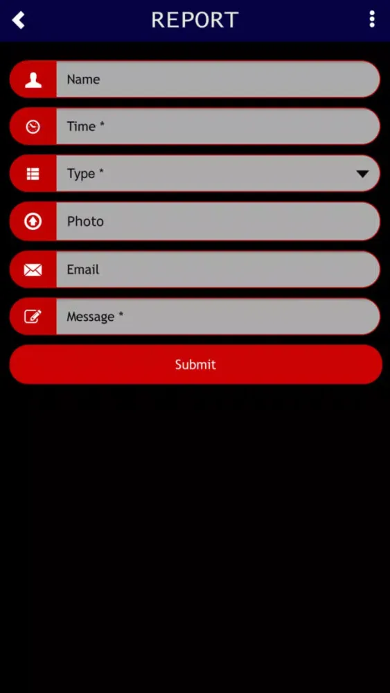 Ảnh chụp màn hình của Clackamas Safety App