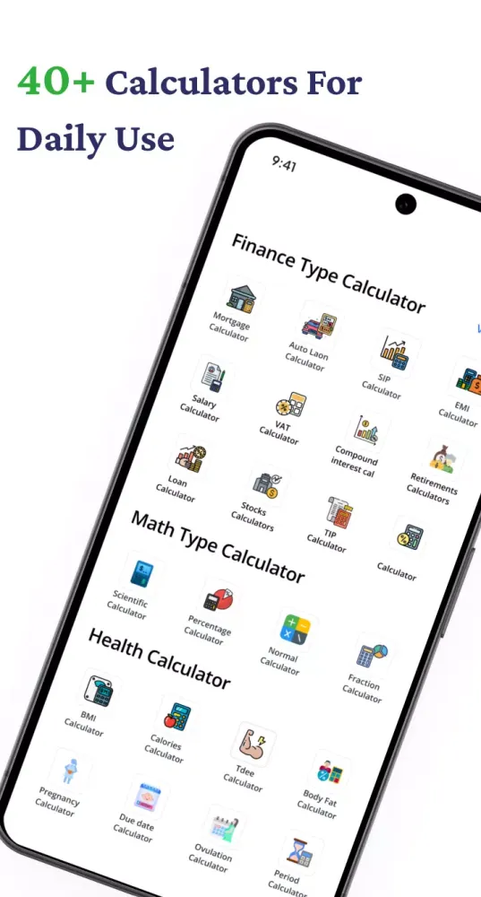 Tangkapan skrin Calcxpert: Everyday Calculator