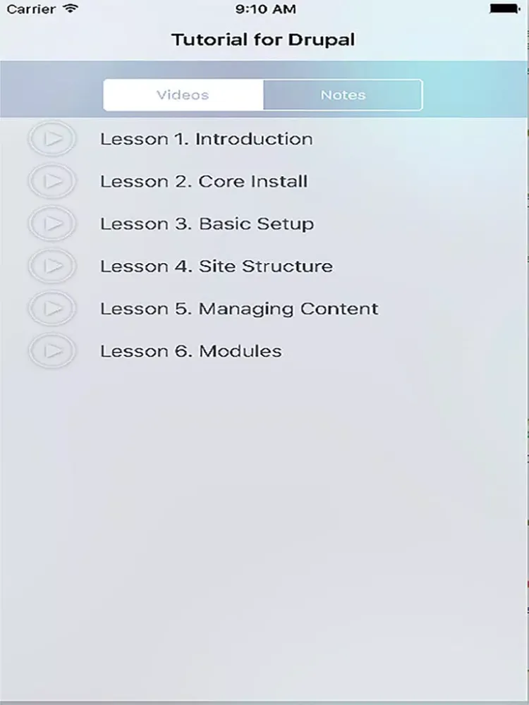 تصاویر Tutorial for Drupal iPad 
