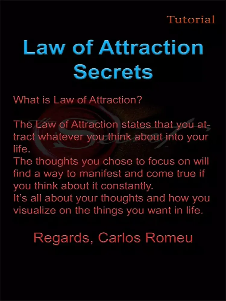 Capturas de tela do Law of Attraction Secrets iPad 