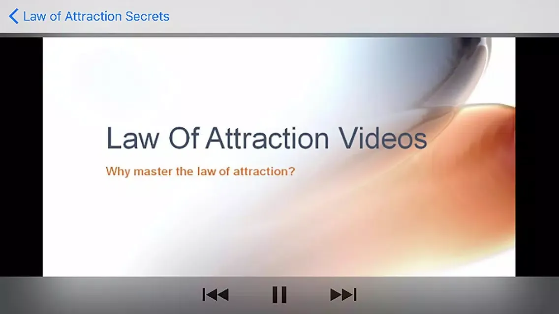 Capturas de tela do Law of Attraction Secrets